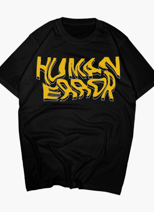 Oversized T-shirt Human Error | Mymode.in